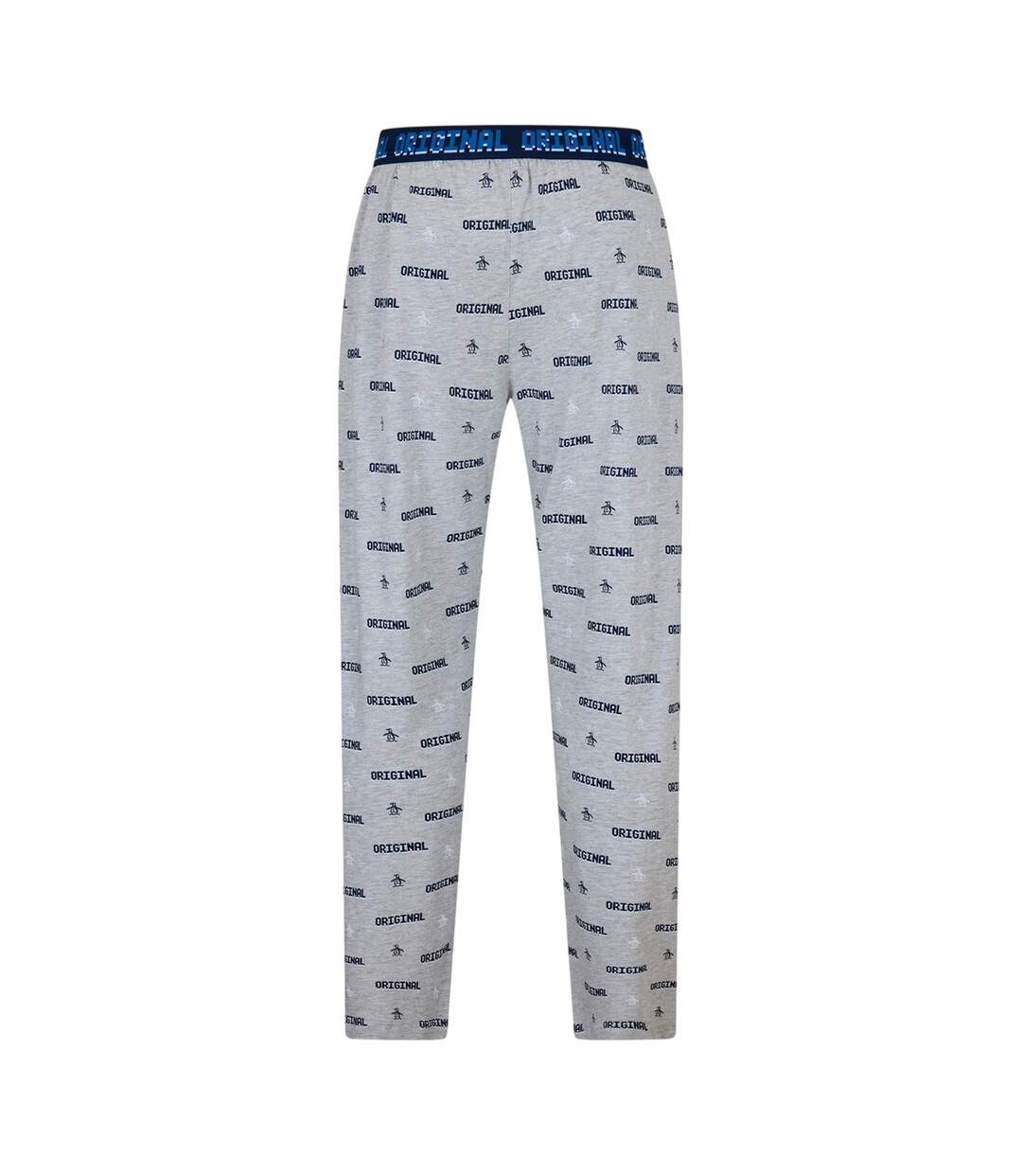 Bas De Pyjama Motif/style Texte Du Symbole Homme Gris Original Penguin-2