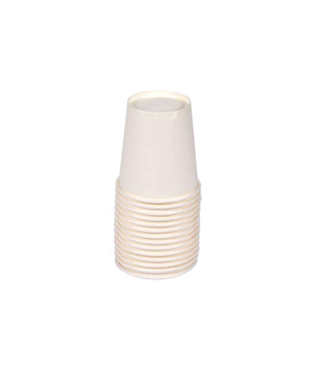 Lot de 50 Gobelets en Carton Tessie 20cl Blanc-1