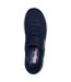Womens/ladies Skech-lite Pro Natural Trainers Navy Skechers-3