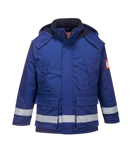 Portwest Mens Flame Resistant Anti-Static Winter Padded Jacket (Royal Blue) - UTPW390