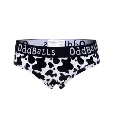 OddBalls - Culotte FAT COW - Femme (Noir / Blanc) - UTOB104