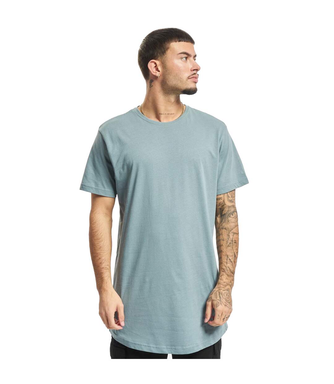 T-shirt homme noir / blanc / gris Urban Classics-4