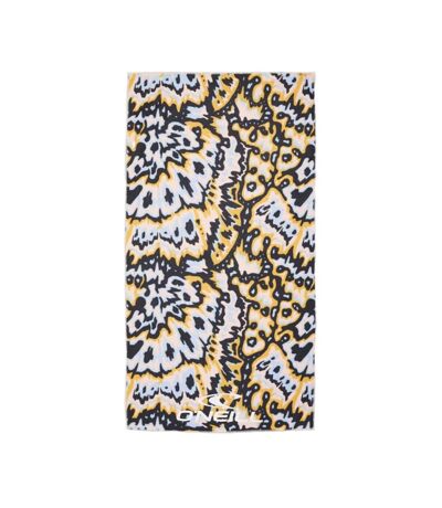 Serviette noire/orange femme o'neill quick dry towel - taille unique