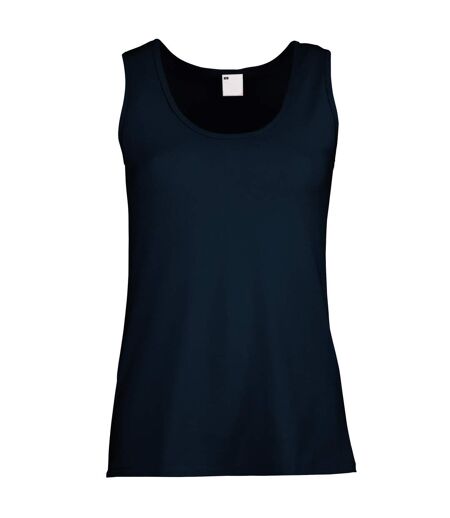 Womens/Ladies Value Fitted Tank Top (Midnight Blue)
