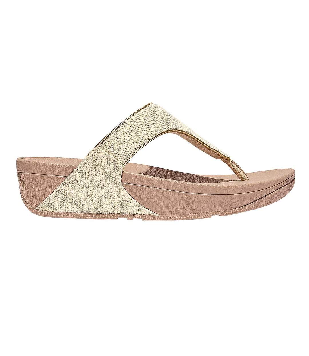 Sandales Lulu Shimmerweave Femme Beige Pierre FitFlop-1