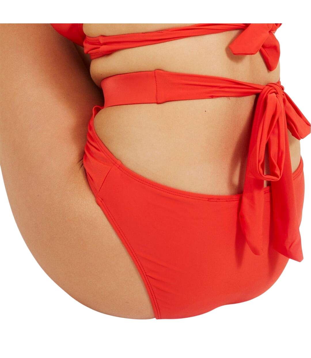 Bas De Maillot De Bain Around Femme Rouge Brave Soul-3