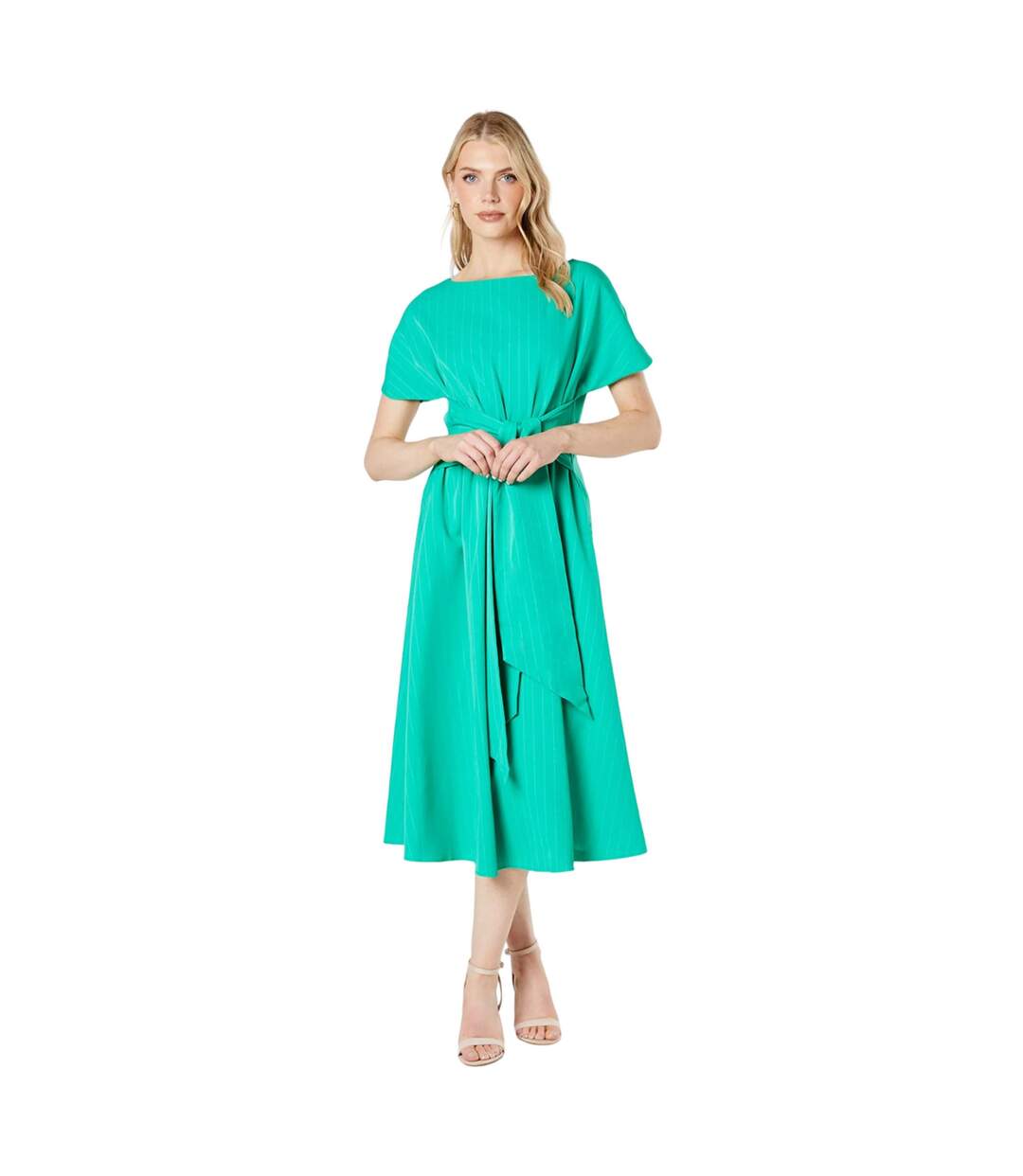 Robe mi-longue femme vert Principles