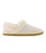 Womens/ladies Oslo Herringbone Faux Fur Lined Slippers Natural Toms-3