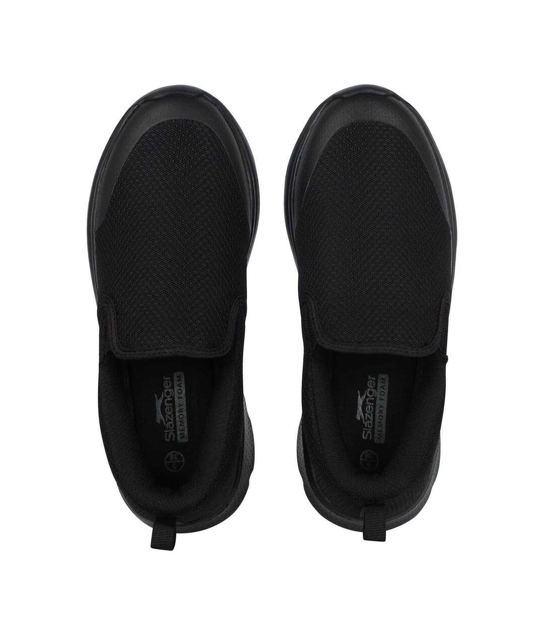 Womens/ladies Leisure Shoes Black Slazenger-3