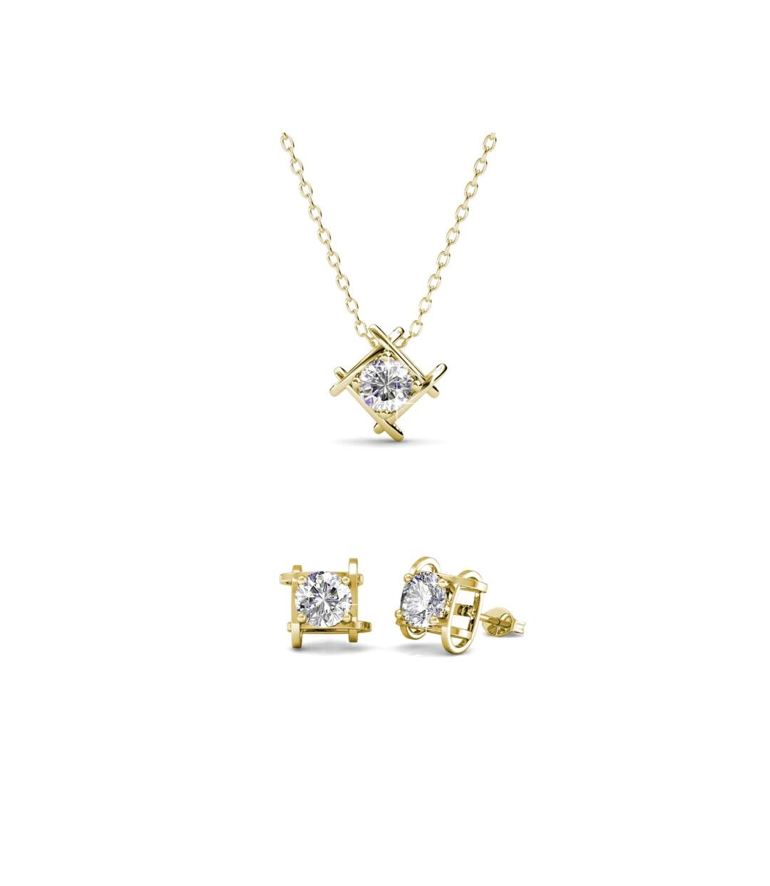 Boucles d'oreilles Birth Stone Juin, Cristal d'Autriche-1