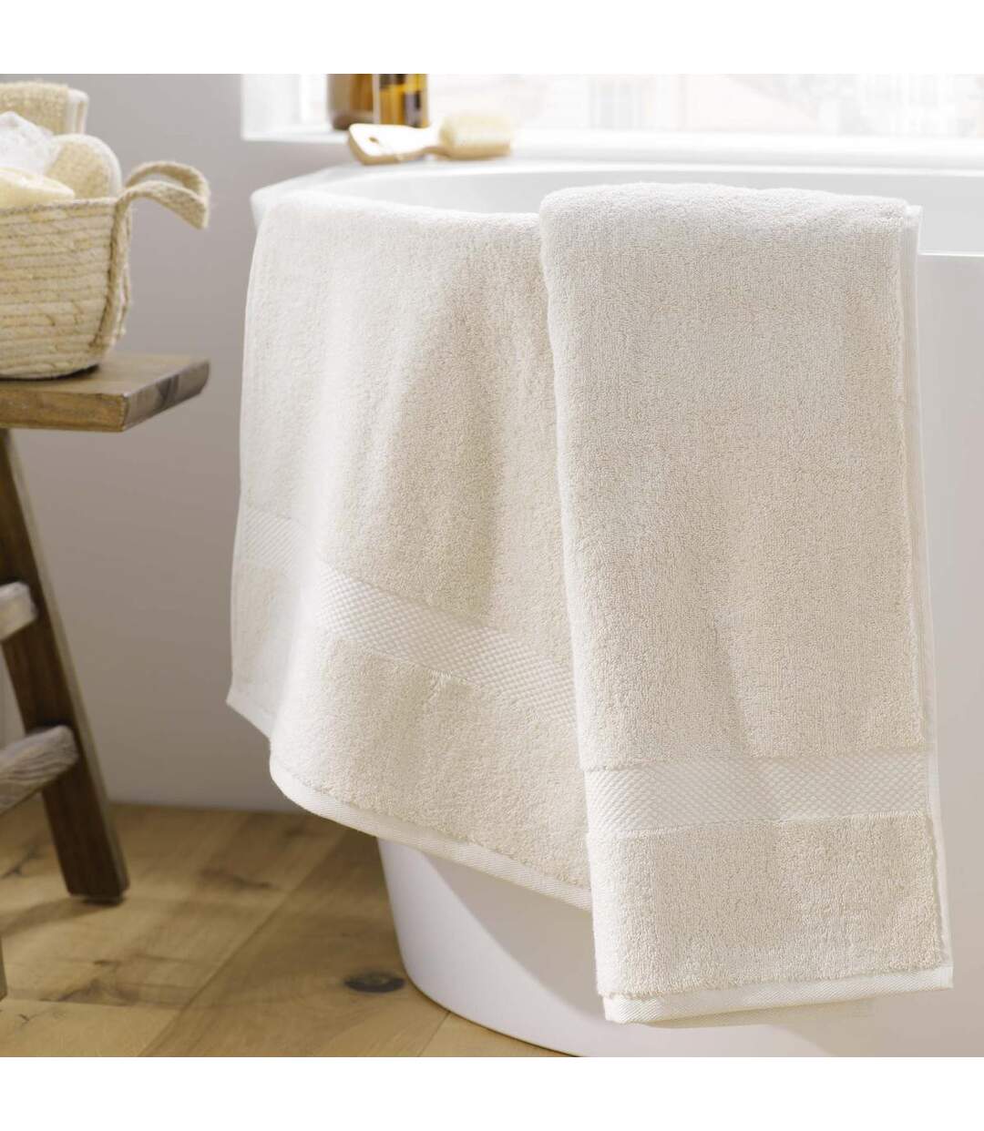 Drap de Bain Elegance 90x150cm Sable-4