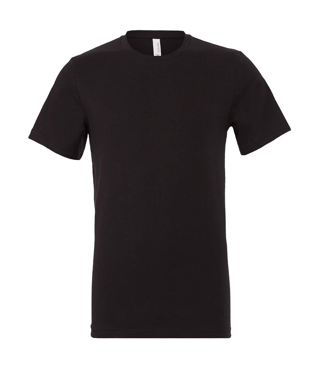 Unisex adult jersey crew neck t-shirt asphalt Bella + Canvas-2