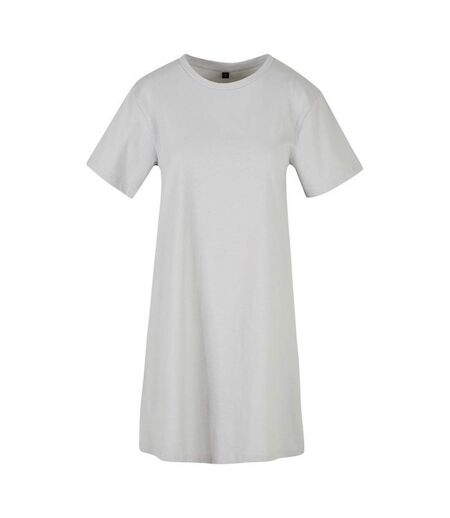 Womens/ladies T-shirt Dress Light Asphalt Build Your Brand
