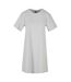 Womens/ladies T-shirt Dress Light Asphalt Build Your Brand-1
