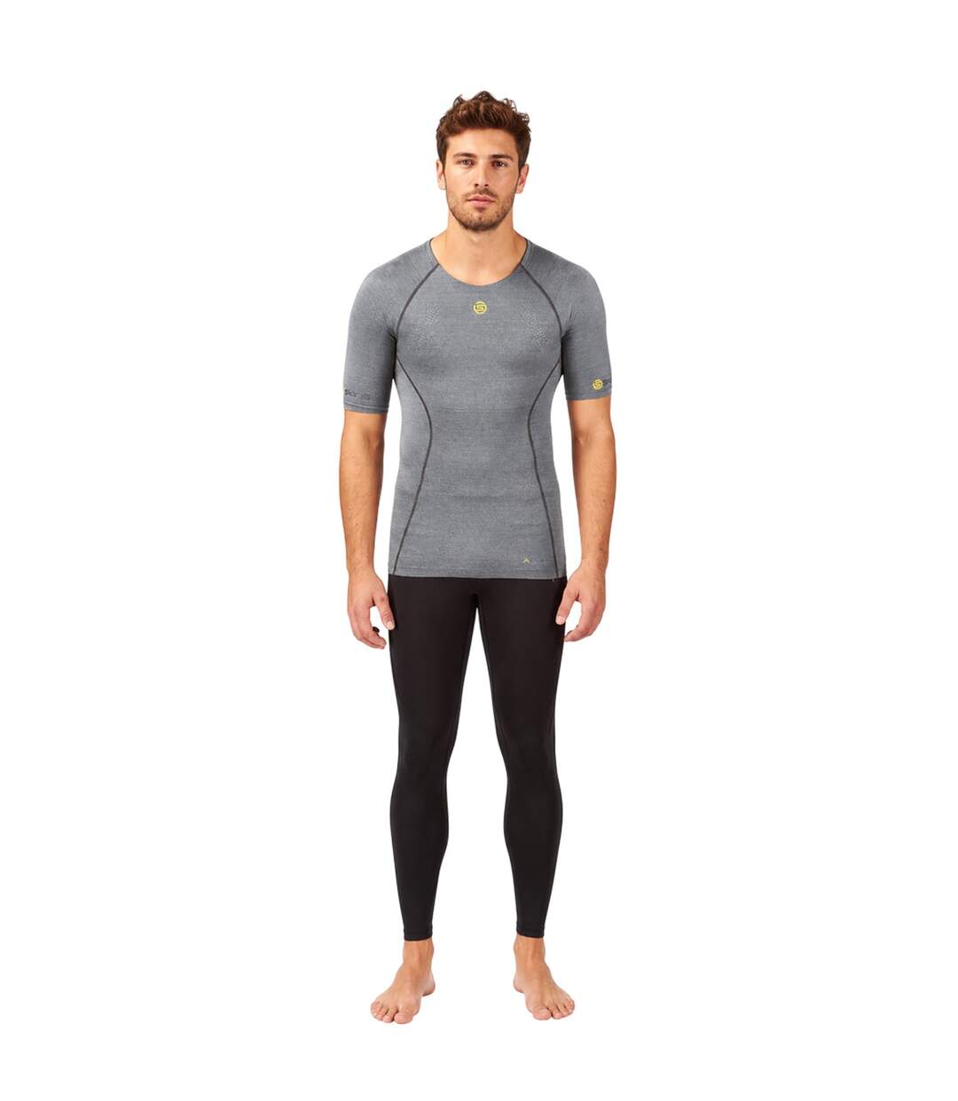 Haut Manches Courtes A200 Homme Gris Skins-1