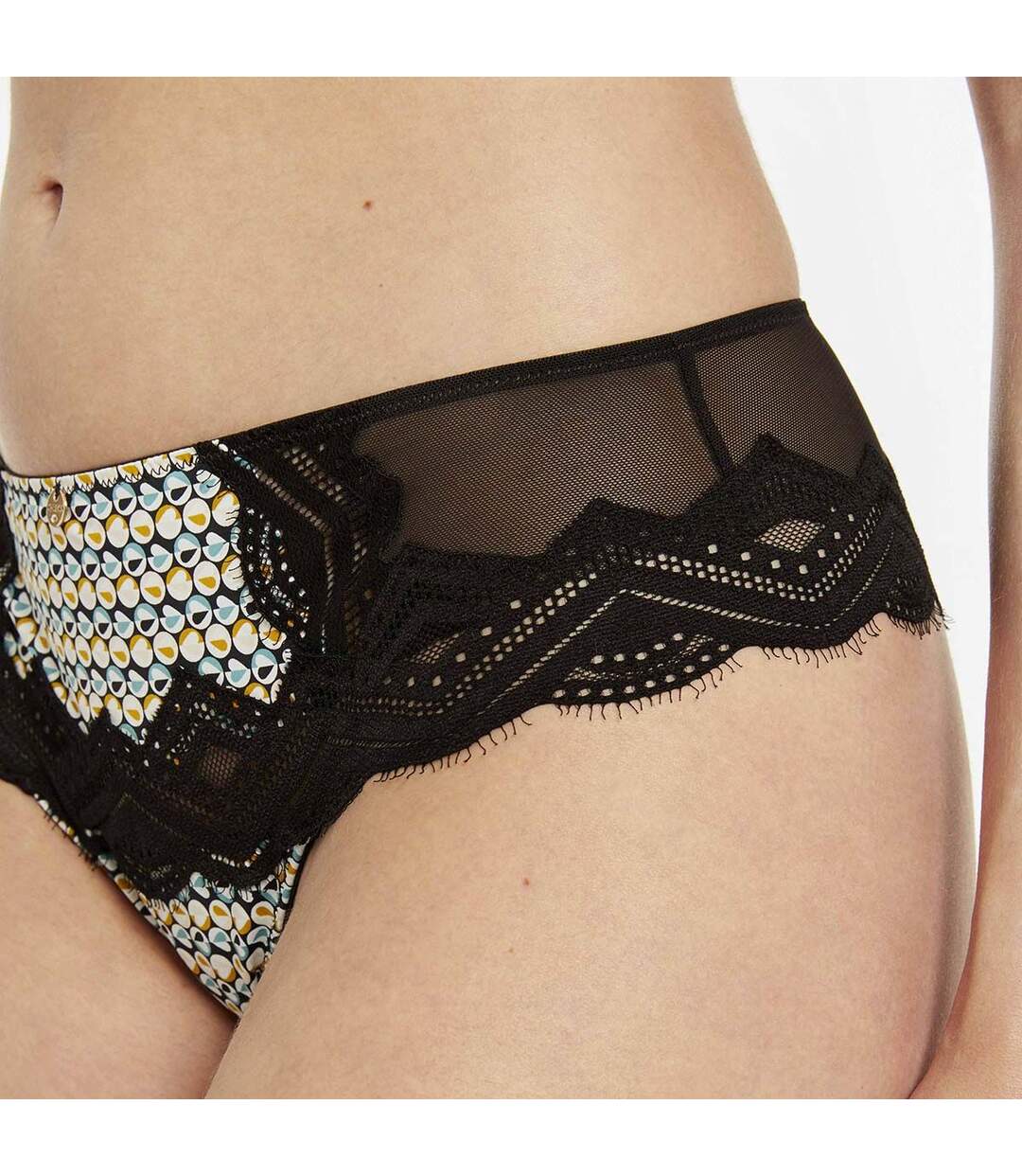 Shorty tanga noir Candice