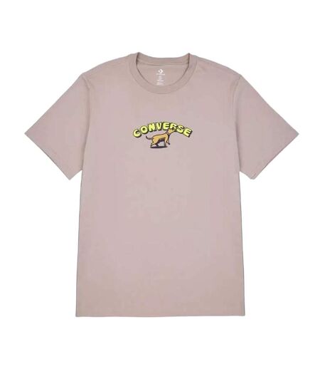 T-shirt taupe homme converse recreation - l