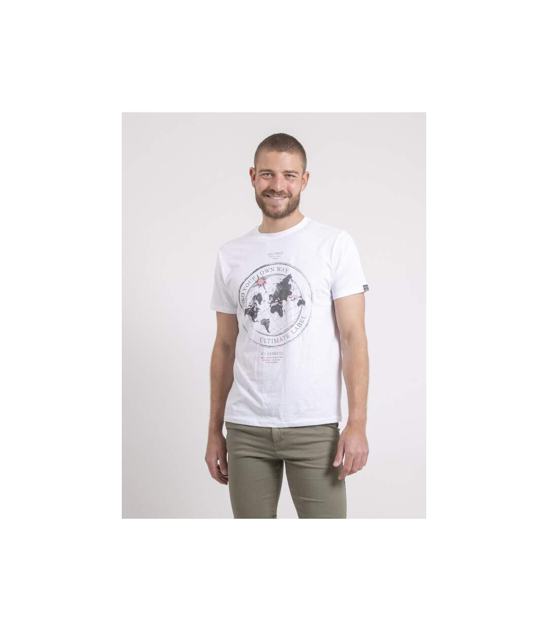 T-shirt col rond pur coton NOULAME-1