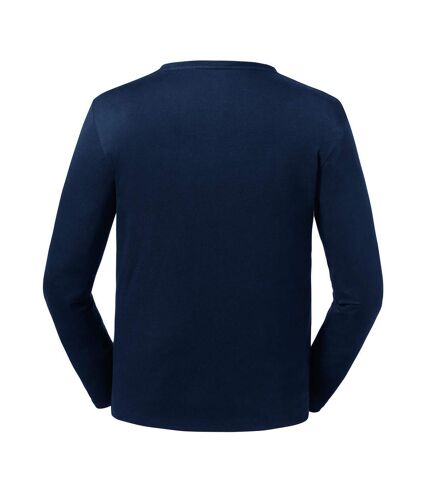 Russell Mens Long-Sleeved T-Shirt (French Navy) - UTBC4767