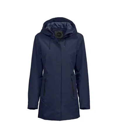 Womens/ladies All Weather Parka Deep Navy Tee Jays