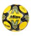 Ballon de foot delta evo taille 4 jaune / noir / gris Mitre