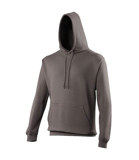 Awdis Unisex College Hooded Sweatshirt / Hoodie (Steel Gray) - UTRW164
