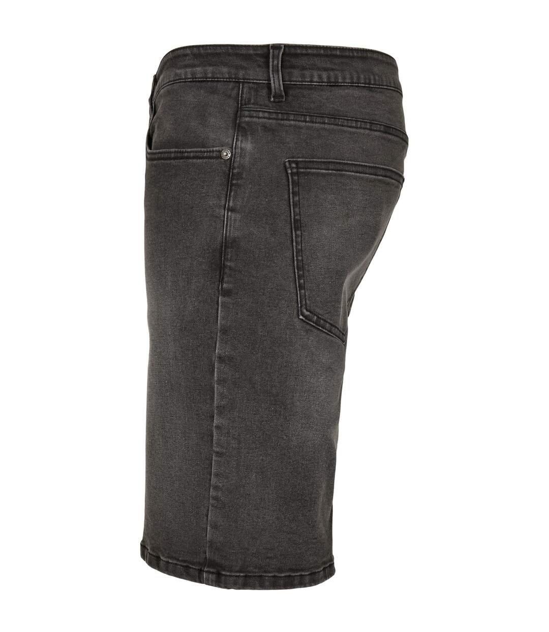 Short En Jean Homme Noir Délavé Urban Classics-3