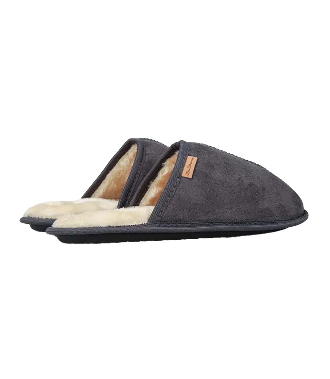 Chaussons mules country club homme gris Ben Sherman-3