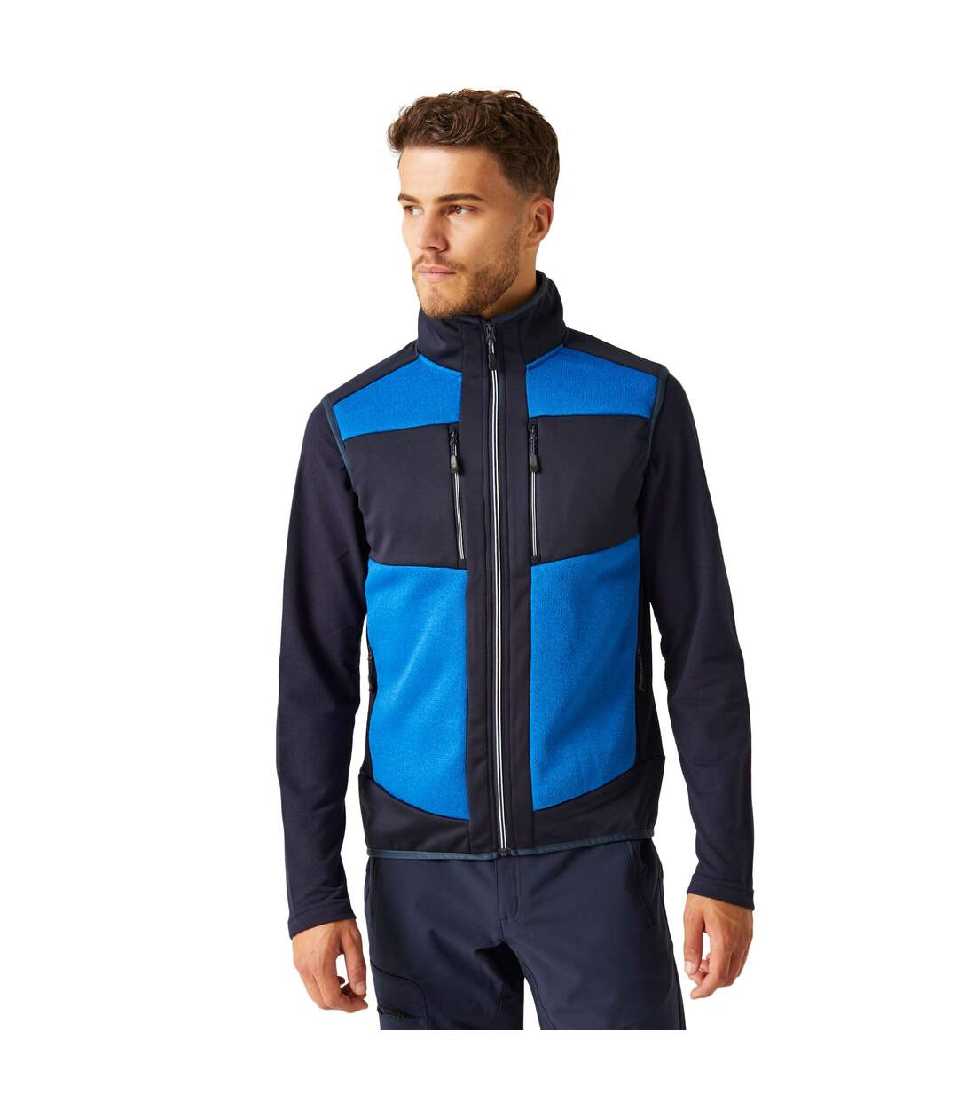 Mens Stretch Body Warmer Strong Blue Navy Regatta Professional-3