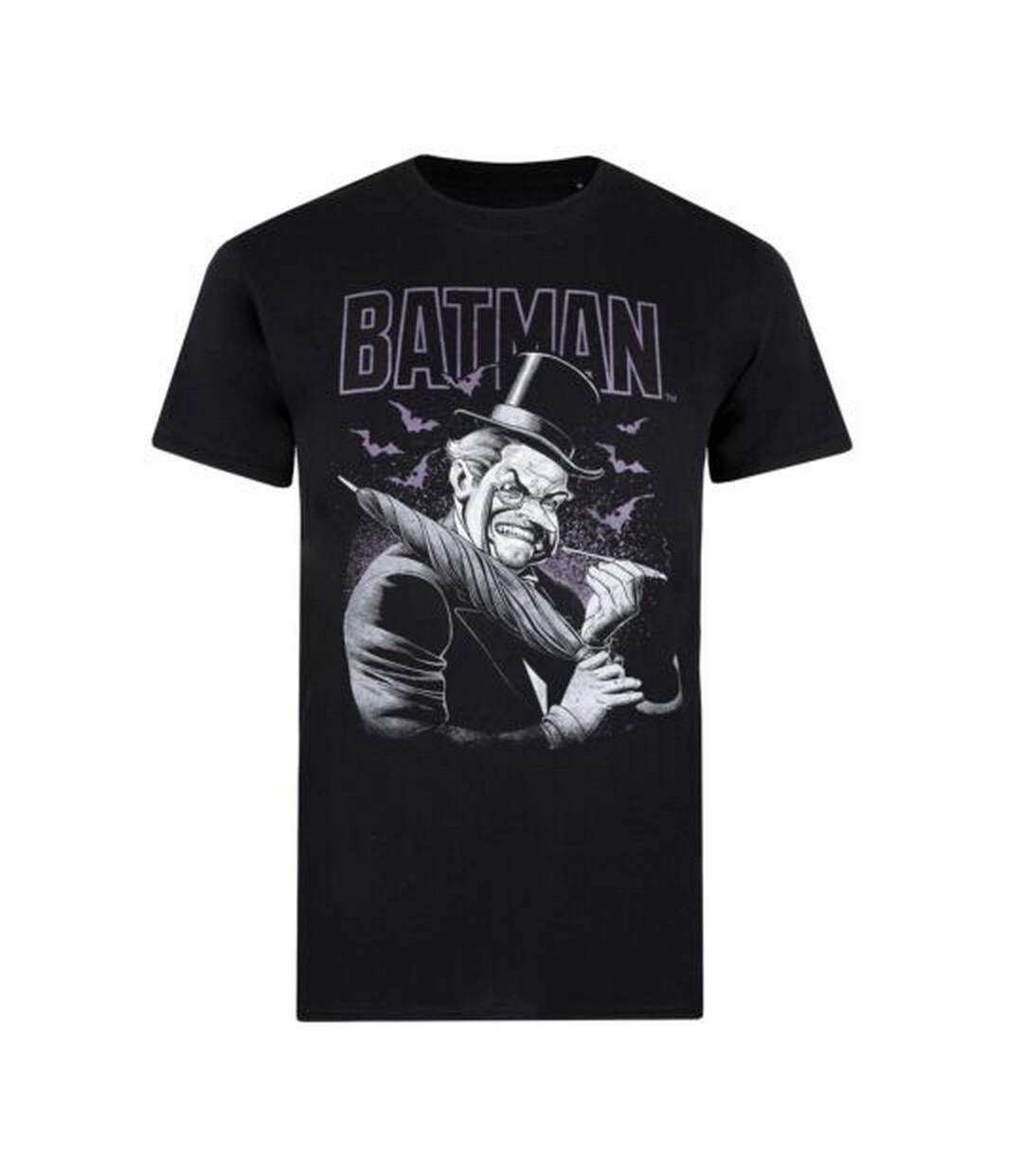 Batman Mens Penguin Grimace T-Shirt (Noir/Gris) - UTTV675