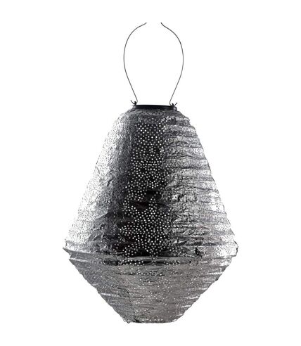 Lanterne solaire Can 30  cm Marrakesh - Argent