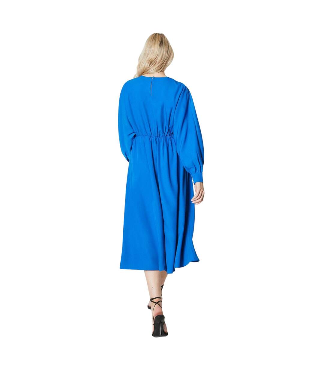 Robe mi-longue femme bleu Principles-2