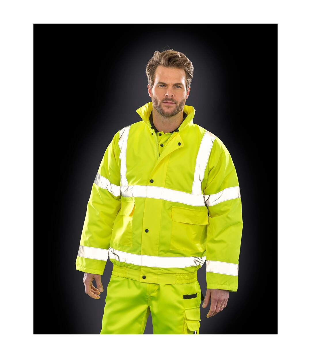 Blouson Homme Orange SAFE-GUARD By Result-1