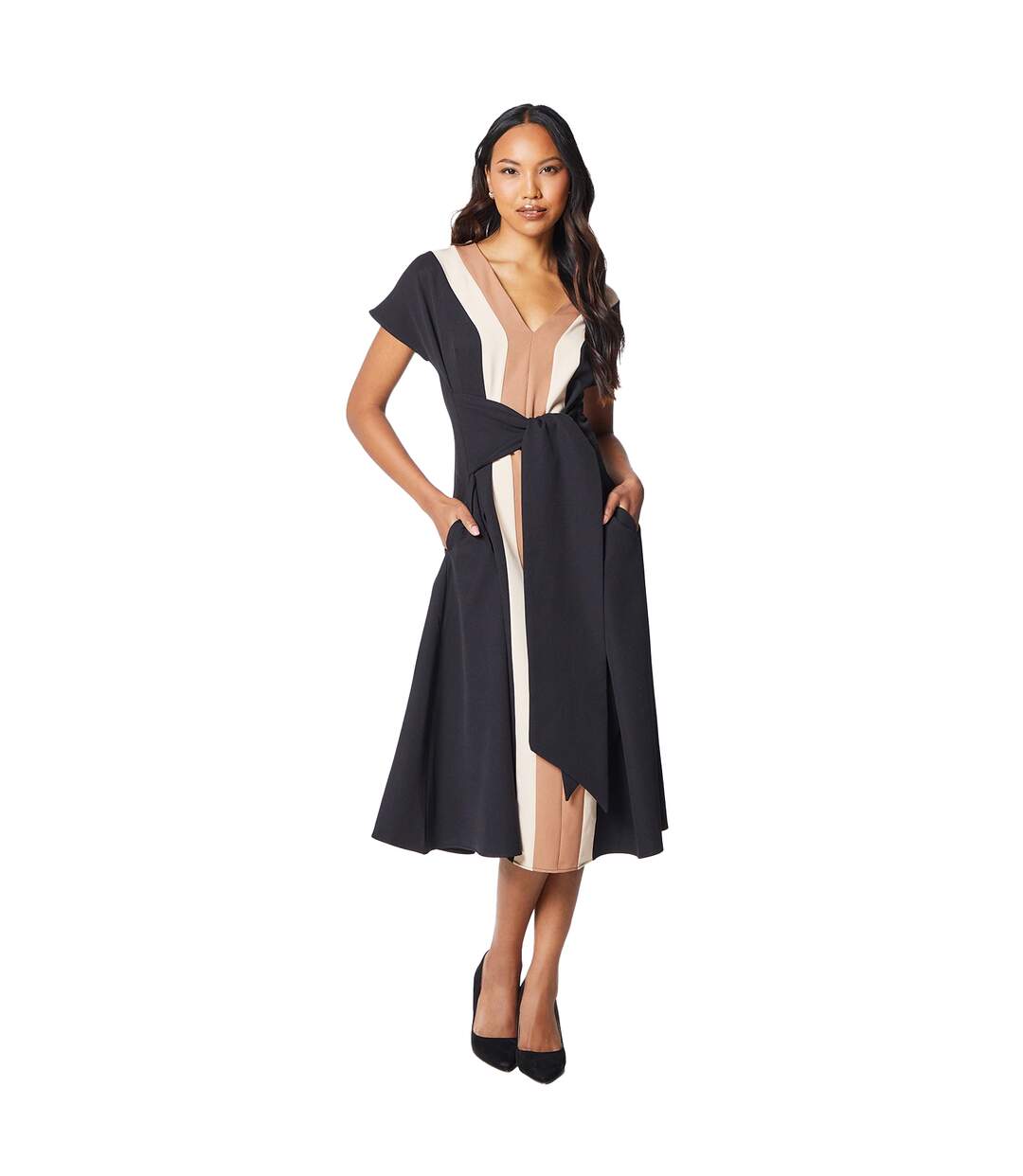 Robe mi-longue femme noir Principles