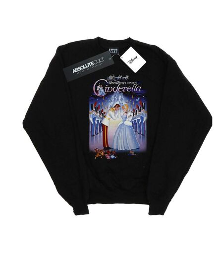 Disney - Sweat CINDERELLA COLLAGE POSTER - Femme (Noir) - UTBI14158