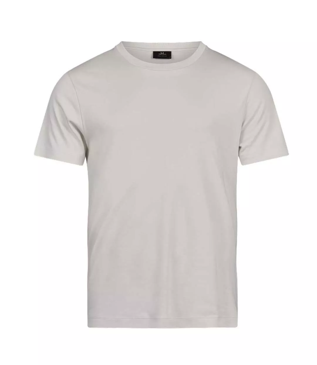 Mens Plain Pima Cotton T-shirt Cement Tee Jays-1
