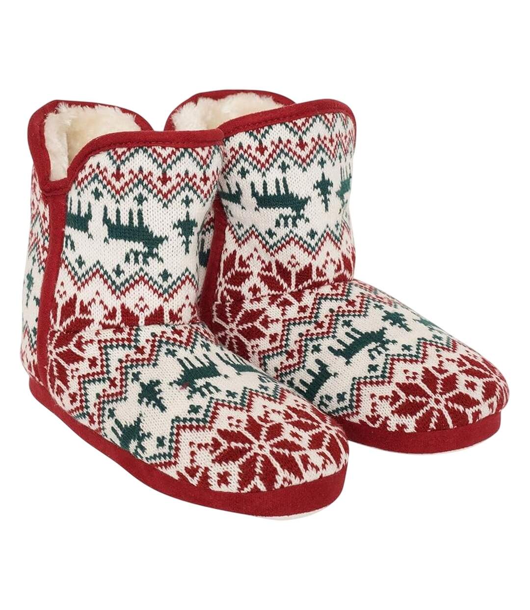 Chaussons Bottines Motif/style Festif Femme Multicolore Keanu-2