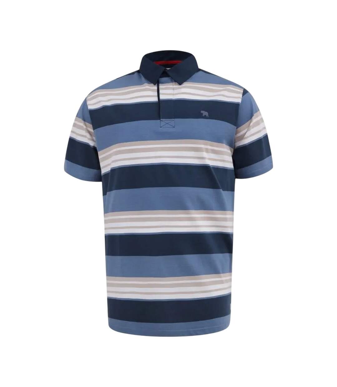 Polo Rugby Motif/style À Rayures Willis D555 Homme Bleu Marine Duke-2