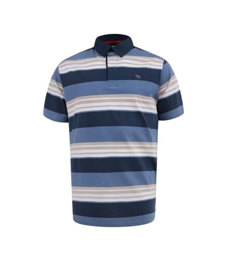 Polo Rugby Motif/style À Rayures Willis D555 Homme Bleu Marine Duke