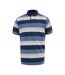 Polo Rugby Motif/style À Rayures Willis D555 Homme Bleu Marine Duke-2