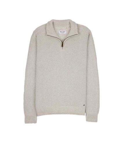 Pull 1/2 Zip Beige Homme Teddy Smith Pharcour - 3XL