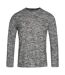 T-shirt manches longues - Homme - ST9080 - gris foncé mélange