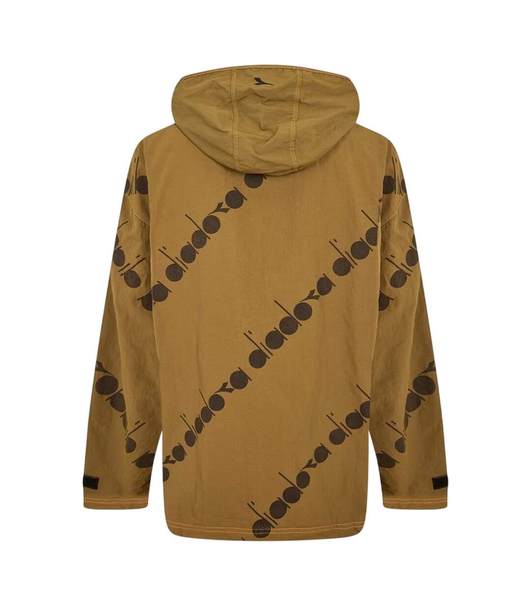 Anorak Motif/style Logo Partout Homme Vert Kaki Diadora-2