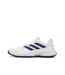 Baskets blanches/bleu homme adidas courtjam-1
