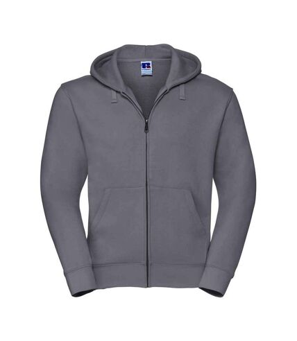 Russell Mens Authentic Hooded Sweatshirt (Convoy Gray)
