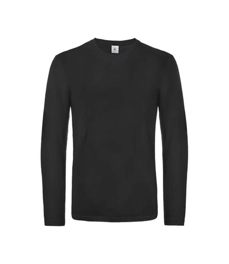 T-shirt Manches Longues #e190 Homme Noir B&C