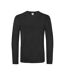 T-shirt Manches Longues #e190 Homme Noir B&C-2