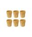 Lot de 6 Mugs Design  Roma 30cl Jaune-1