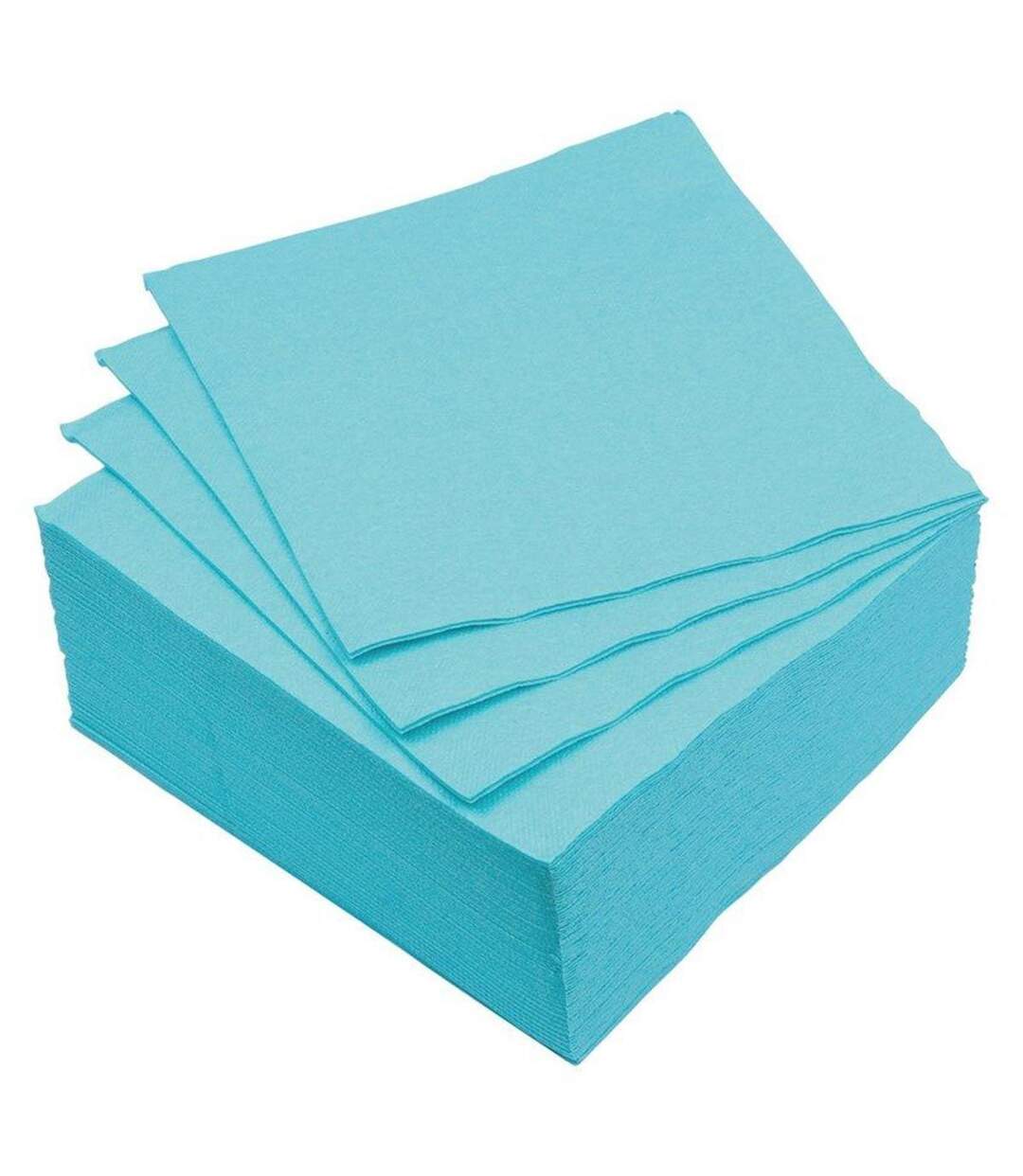 Lot de 40 Serviettes en Papier Vitamine 25x25cm Bleu-1