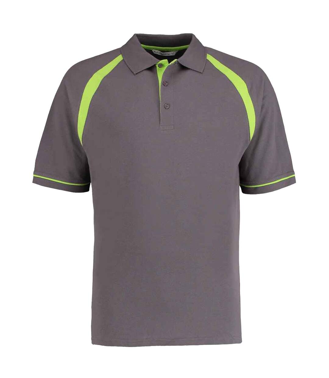 Polo Oak Hill Homme Charbon Vert Clair Kustom Kit-1